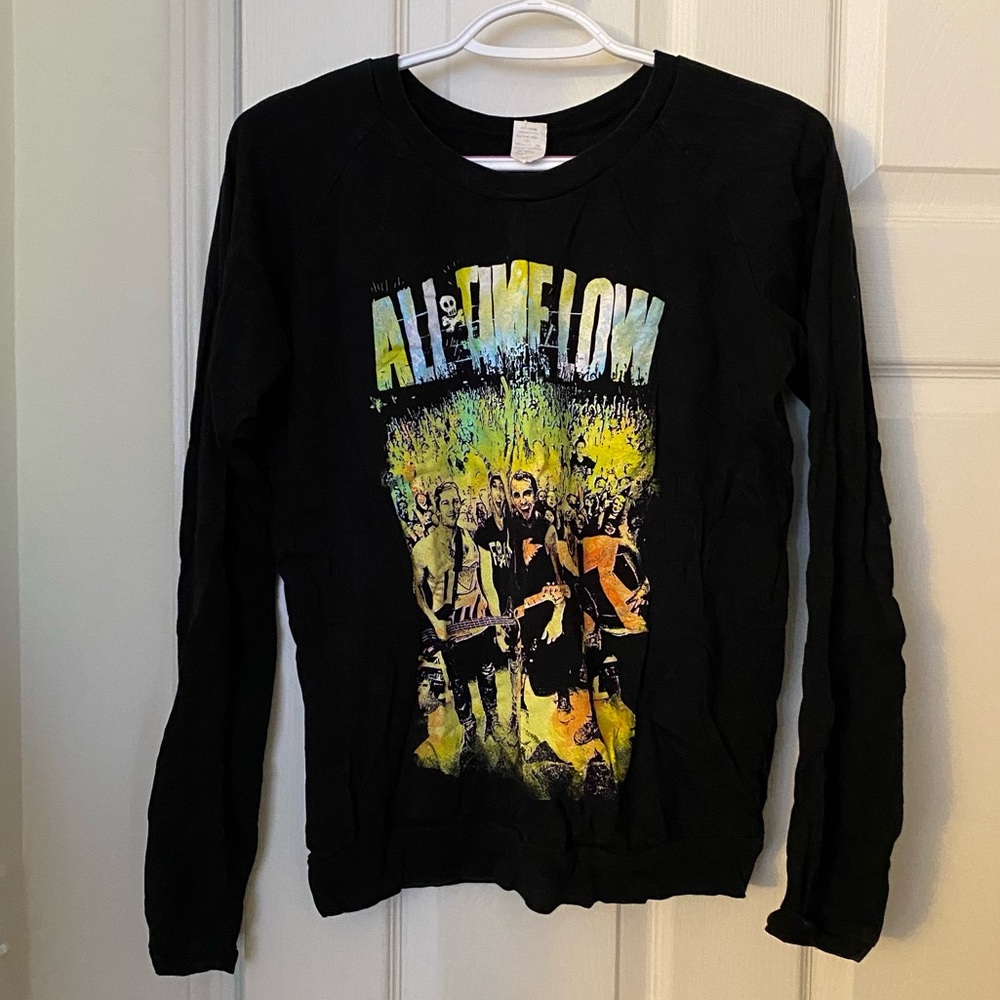 All Time Low Long Sleeve Top size XL